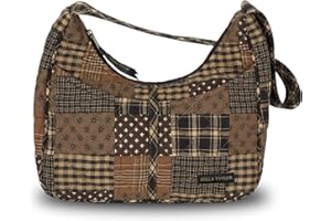 Bella Taylor Blakely - Hobo Shoulder Bag for Women - Lightweight Quilted Fabric Purse with Pockets