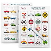 WELL BALANCED Car Bingo - Road Trip Essentials: Car Activities and Games for Kids Ages 4-8