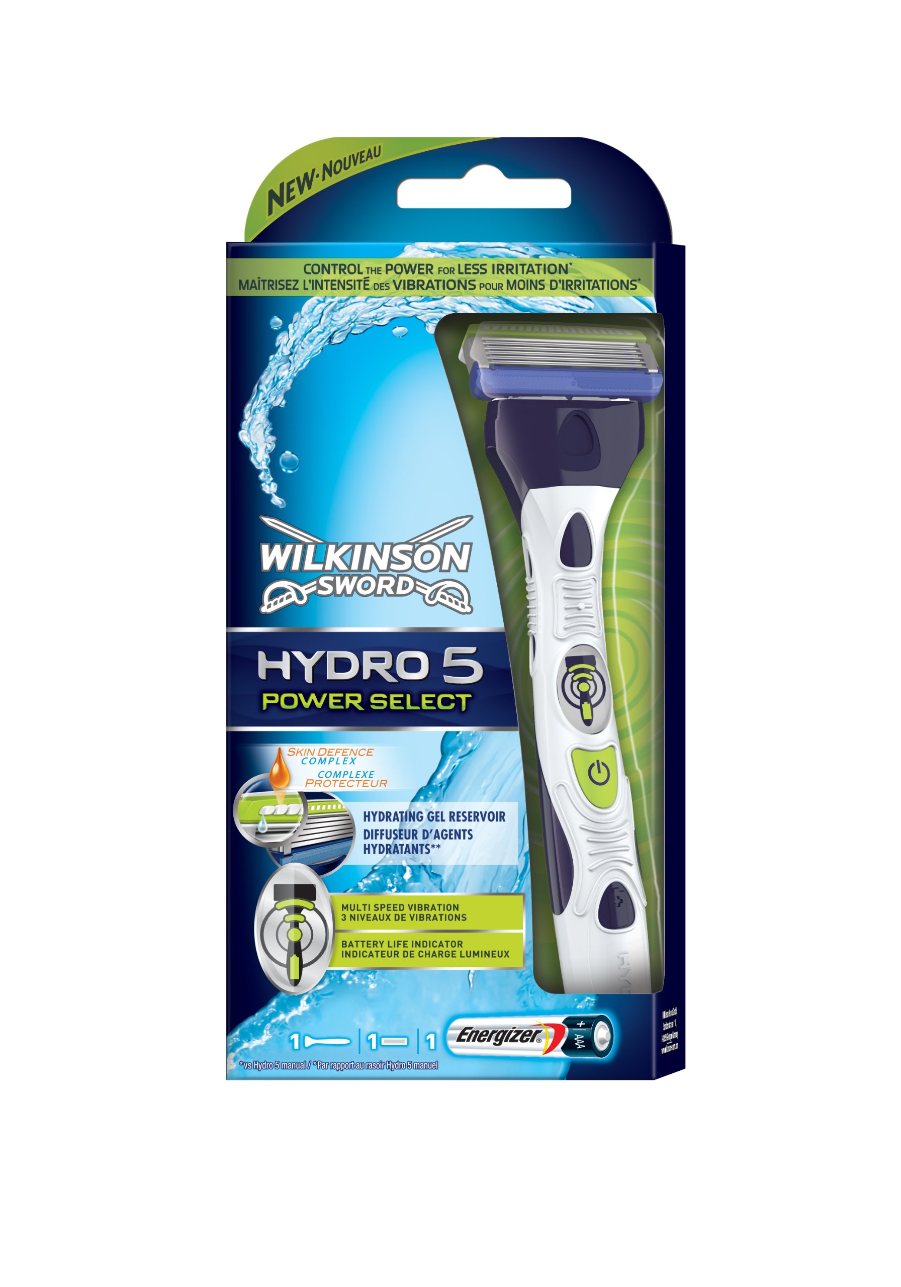 Wilkinson Sword Hydro 5 Power Select Razor- Buy Online in United Arab