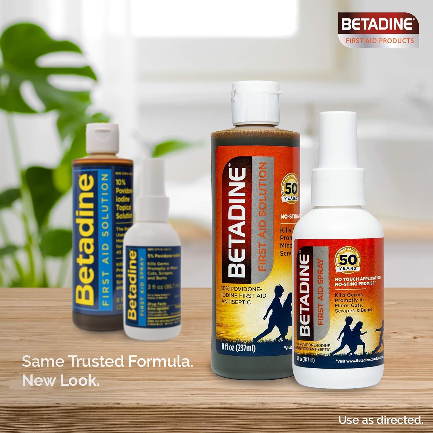 Betadine First Aid Spray 3 oz Povidone Iodine Antiseptic with No-Sting Promise (Packaging May Vary): Health & Personal Care