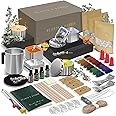 Hearth & Harbor Soy Candle Making Kit for Adults & Kids, DIY Candle Making Supplies for Beginners, Natural Soy Wax Complete Candle Making Kits - 2 Lbs