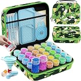 ARTDOT 5D Diamond Art Storage Boxes 30 Slots 71pc Accessories Kit Green