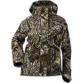 DSG Outerwear Women's Kylie 5.0 3-in-1 Hunting Jacket - Waterproof, Insulated, Camo, Blaze, with Zip in Fleece Liner