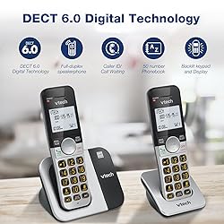 VTech Cordless Phone 3-Handset with Large Display