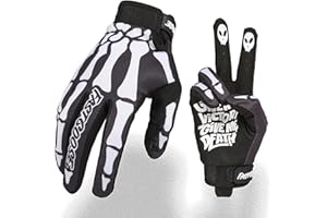 FASTGOOSE Skeleton-Paw Motorcycle Gloves for Men&Women,Cycling Glove Breathable Dirtbike Glove for ATV MTB Motocross Racing