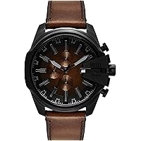 Amazon.com: Diesel Men's Mr. Daddy Slim Multi-Movement Brown