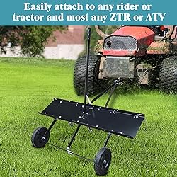 BouPower 40 inch Lawn Dethatcher,Pull Behind
