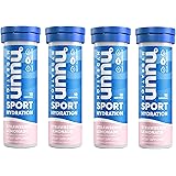 Nuun Sport: Electrolyte Drink Tablets, Strawberry Lemonade, 10 Count (Pack of 4)