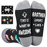 HAPPYPOP Awesome Gifts for Men - Gifts for Son Nephew Dad Husband, Funny Men Socks