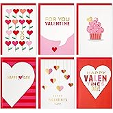 Hallmark Valentines Day Cards Assortment, Pink and Red (36 Cards and Envelopes)