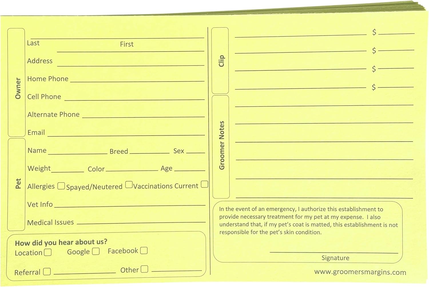 Pet Dog Cat Grooming Customer Clip Cards Pack New arrival inch X 24 Throughout Dog Grooming Record Card Template Pet Dog Cat Grooming Customer Clip Cards Pack New arrival inch X 24 Throughout Dog Grooming Record Card Template