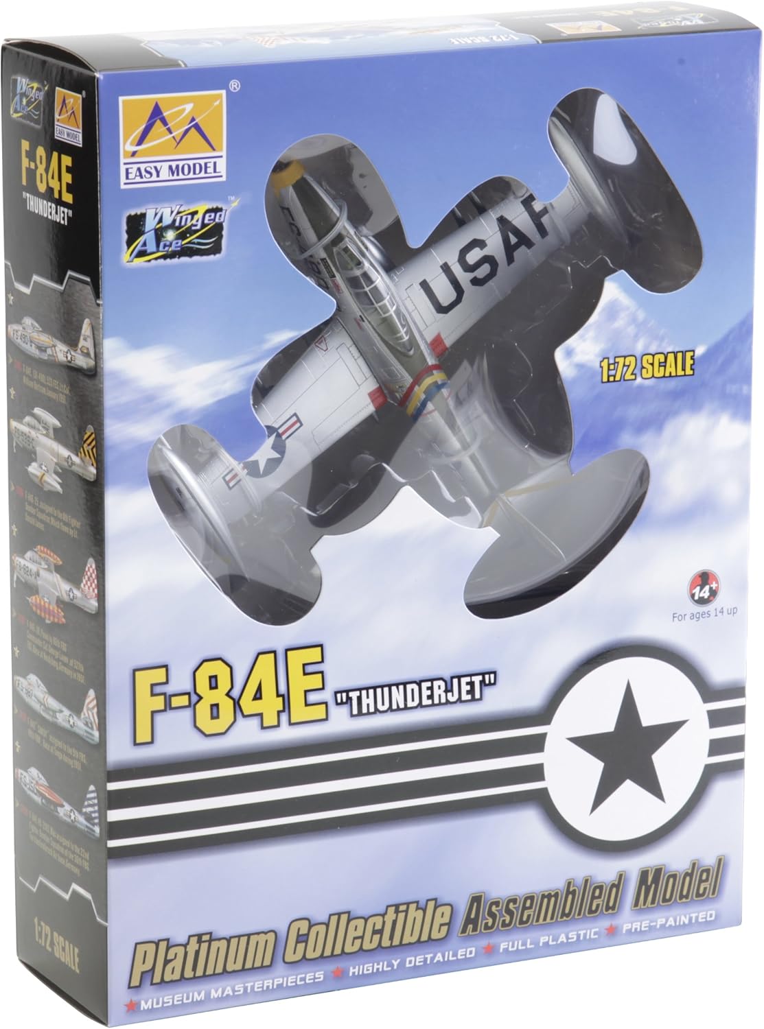 Easy Model 1:72 Scale F-84E Thunderjet 523 FES, Lt Col William Bertram, Jan 1951" Model Kit
