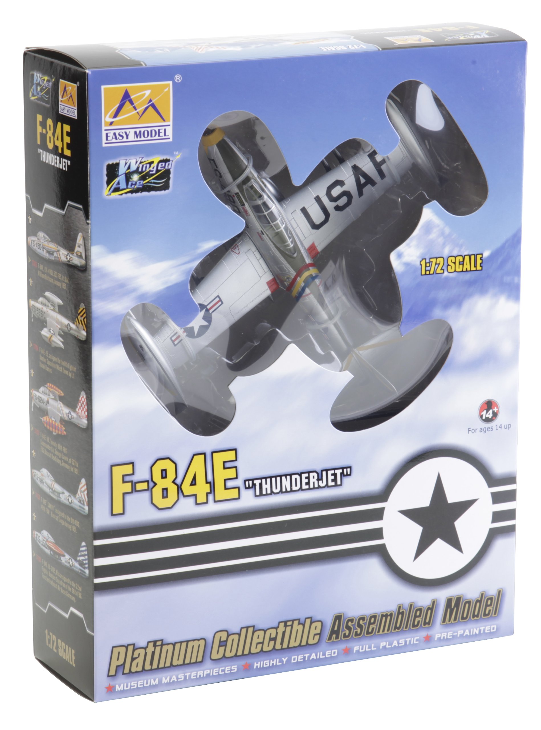 Easy Model 1:72 Scale F-84E Thunderjet 523 FES, Lt Col William Bertram, Jan 1951" Model Kit