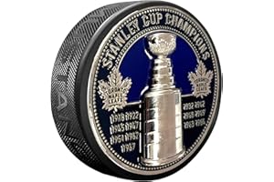 Toronto Maple Leafs Puck - Ultra 3D Stanley Cup Medallion