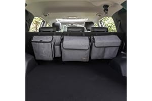 MARKSIGN Deluxe Trunk and Backseat Organizer for Medium or large size SUVs & RVs, Detachable Storage Modules with Built-in Cooler