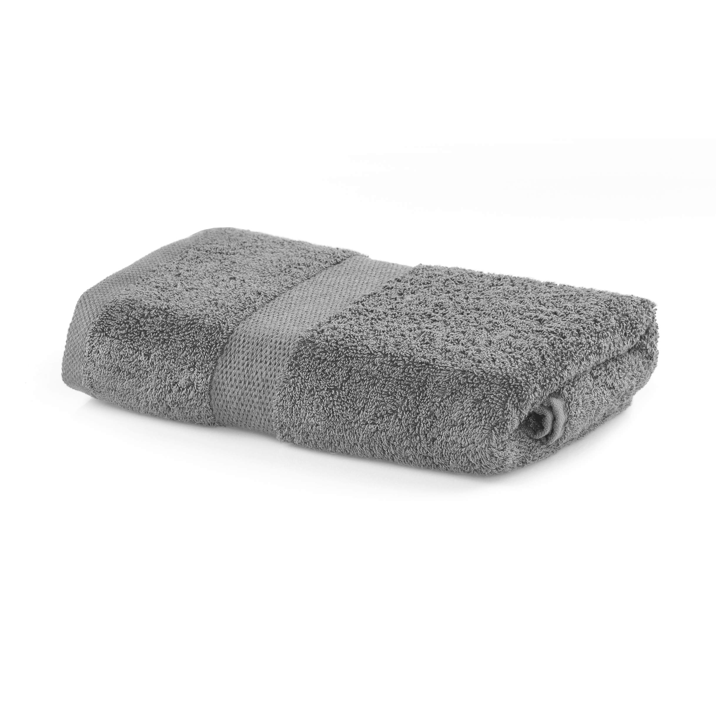 DecoKing Hand Towel 50 x 100 cm Cotton Quality 525 g/m² Silver Steel Grey Absorbent Marina