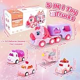 EUTOYZ Unicorn Car 5-in-1 Toddler Toys Set for Girls 1-3 Years view 3