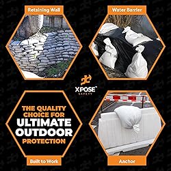 Xpose Safety Heavy Duty Sand Bags with Tie Strings