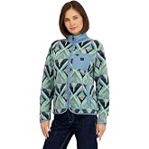 Billabong Women's Sherpa Bonded Tie Dye Polar Fleece Jacket