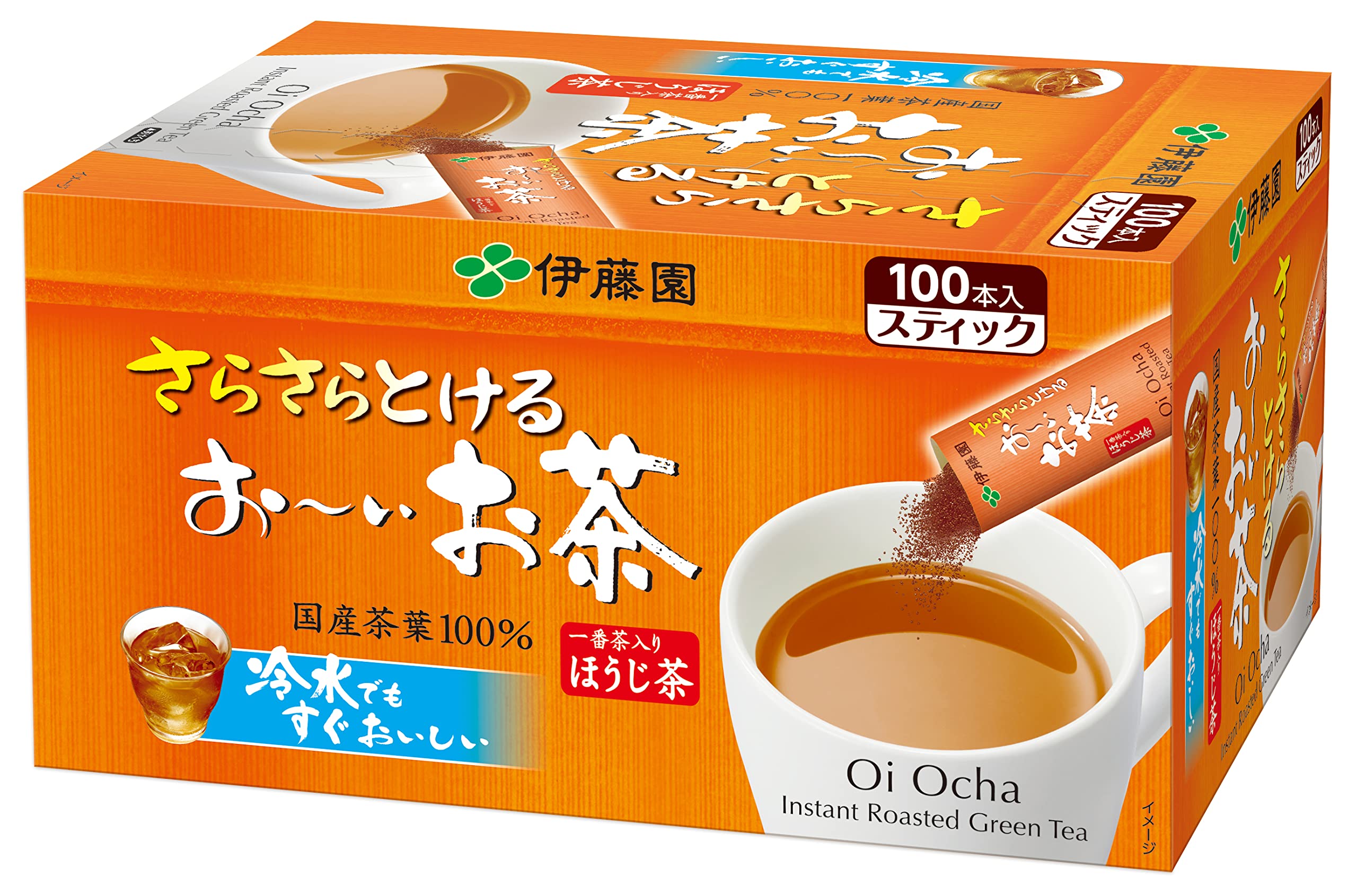 伊藤園 おーいお茶 さらさらほうじ茶スティック 0.8g×100包商品画像