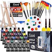 Amazon.com: Acrylic Paint Set,46 Piece Professional Painting ...