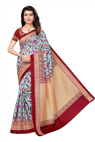 Women's Silk Saree With Blouse Piece