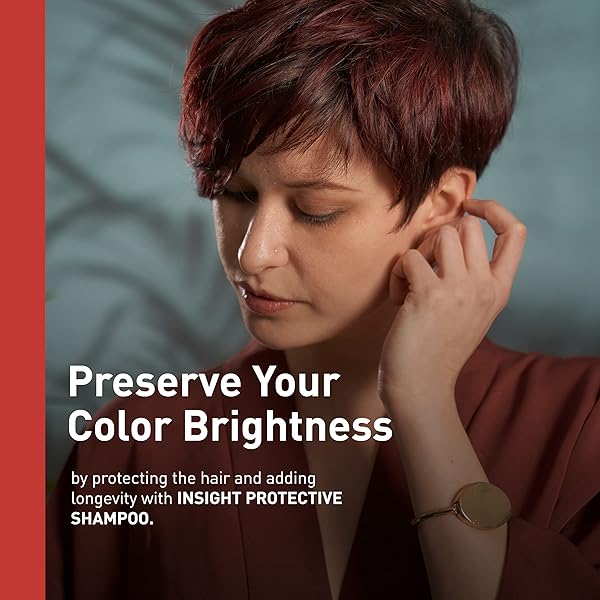 INSIGHT COLORED HAIR PROTECTIVE SHAMPOO WITH COLOR-PRESERVING PHYTOCOMPLEX & ORGANIC MACADAMIA EXTRACT FOR INTENSE NOURISHMENT & VIBRANCE, 13.5 FL. OZ. / 400 ML
