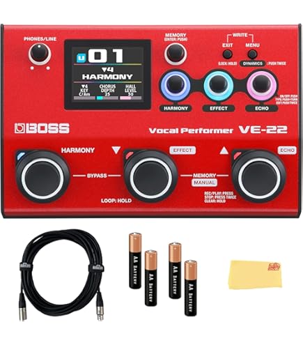 Test BOSS VE-5 Vocal Performer - Kompaktowy Harmonizer Wokalowy - E - Foto 8