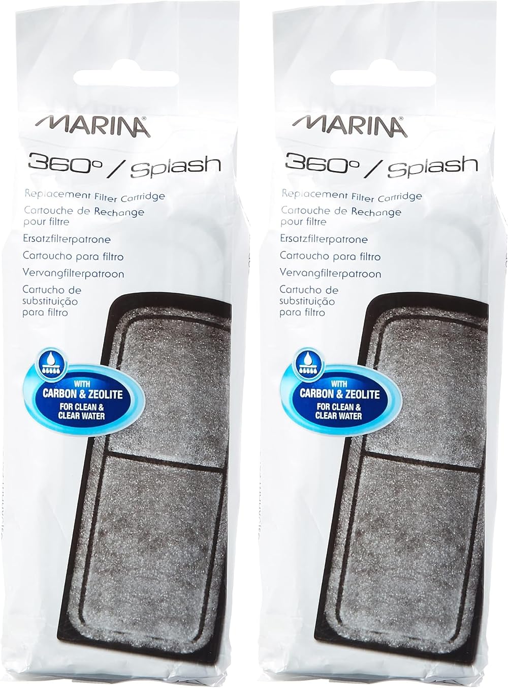 Marina 360 Carbon Zeolite Cartridge Pack of 8