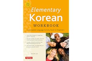 Elementary Korean Workbook: A Complete Language Activity Book for Beginners (Free Online Audi)