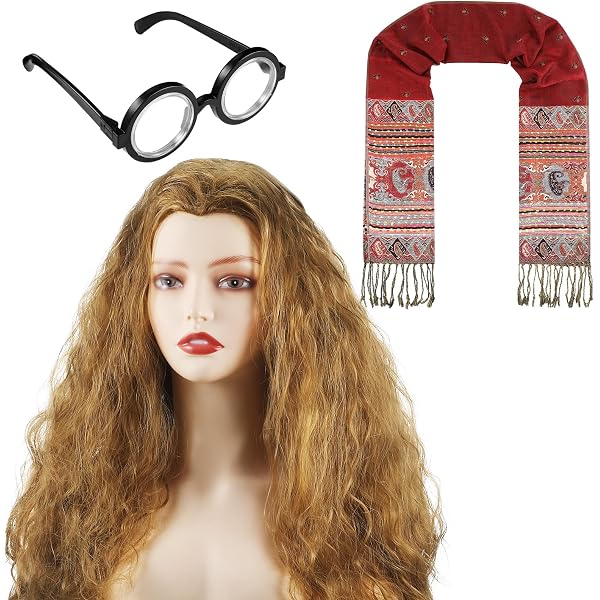 Funny Nerd Thick Lens Geek Glasses – Professor Bookworm Cosplay Costume Accessory