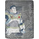 Jay Franco Disney Pixar Lightyear Blanket - Measures 62 x 90 inches, Kids Bedding Features Buzz - Fade Resistant Super Soft Fleece