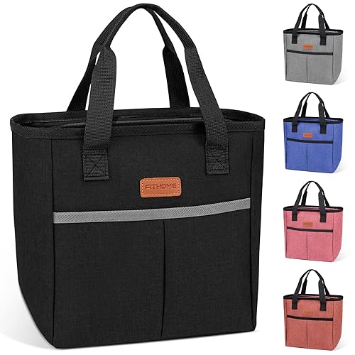 FITHOME Insulated Lunch Bag for Women/Men, Reusable Leakproof