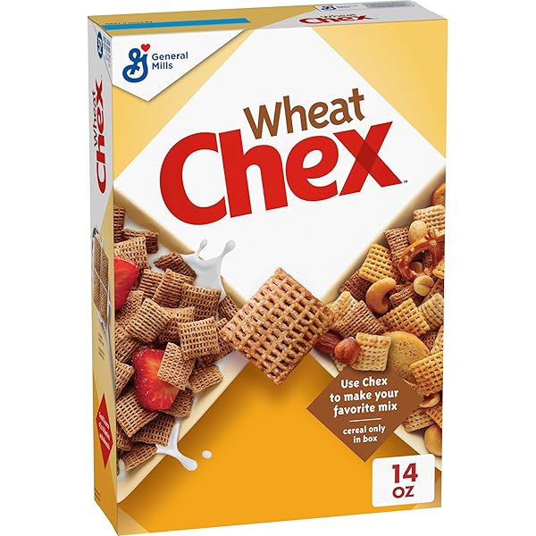 WHEAT CHEX BREAKFAST CEREAL, HOMEMADE CHEX MIX INGREDIENT, 14 OZ