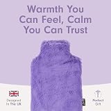 Zhu-Zhu Plush Hot Bottle Body Warmer Microwavable Wheat Bag Lavender Lilac view 2