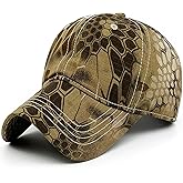 Loneshark Mens Tactical Camo Baseball Caps Womens Patriotic Operator Camouflage Baseball Hats