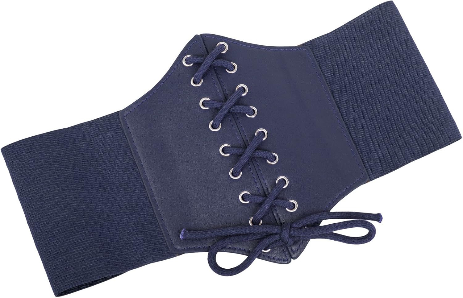 s Retro Front Tied Corset Waist Band S Black And Red Belts Co Women