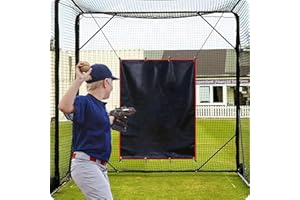 Gagalileo Batting Cage Backstop,Baseball Backstop,Pitching Backstop,Vinyl Backstop,Baseball Backstop with Strike Zone