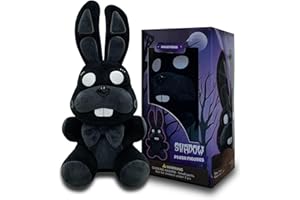 FUSOACH Collection Fan made Shadow Bonnie Plush Birthday Gift For Kids, Toy Bonnie Plush With Soft And Comfortable Cotton, Decor Bonnie Stuffed Animal, Bonnie Plush Toy For All Ages, 7 Inch Game Plush.