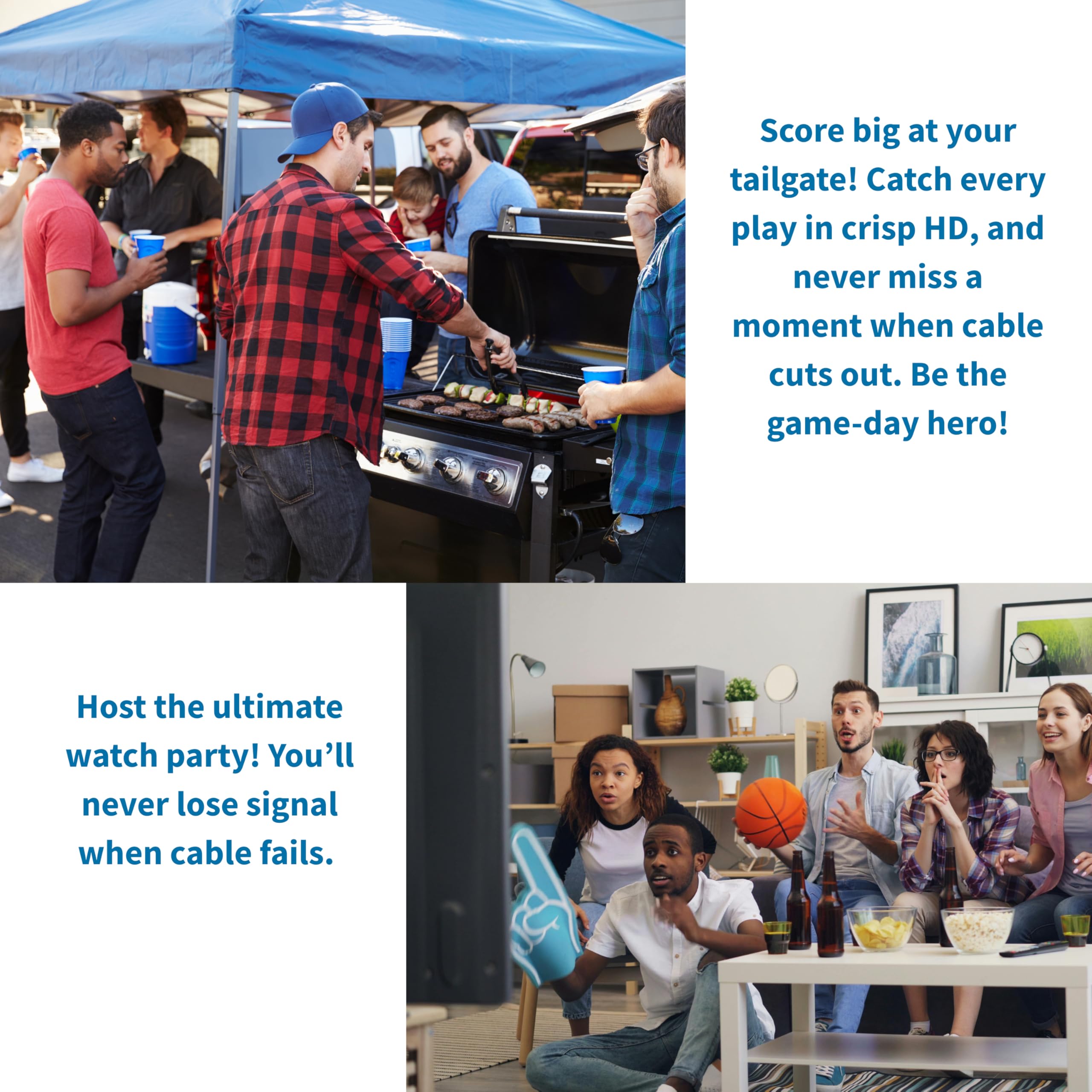 Antennas Direct ClearStream 4V Indoor Outdoor TV Antenna, UHF VHF, Multi-Directional, 70+ Mile Range, 4K 8K UHD, NEXTGEN TV – w/ 20-inch Mast (Black)