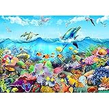 HUADADA 1000 Piece Puzzles for Adults, Undersea World Jigsaw Puzzles 1000 Pieces for Adults and Kids Cool Ocean Scene Jigsaw 