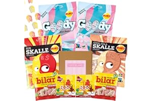 VINTERLAND Swedish Candy Mix - Goody Bubs Candy Ovals - Skull Candy - Swedish Candy Bubs Godis - Ahlgrens Bilar Swedish Candy - Zoo Candy