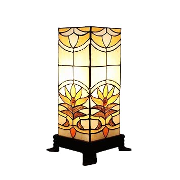 6 Inch Beautiful Tiffany Stained Glass Decorative Lamp 01