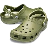 Crocs Men's and Women's Classic Clog, Army Green, 4 Women / 2 Men