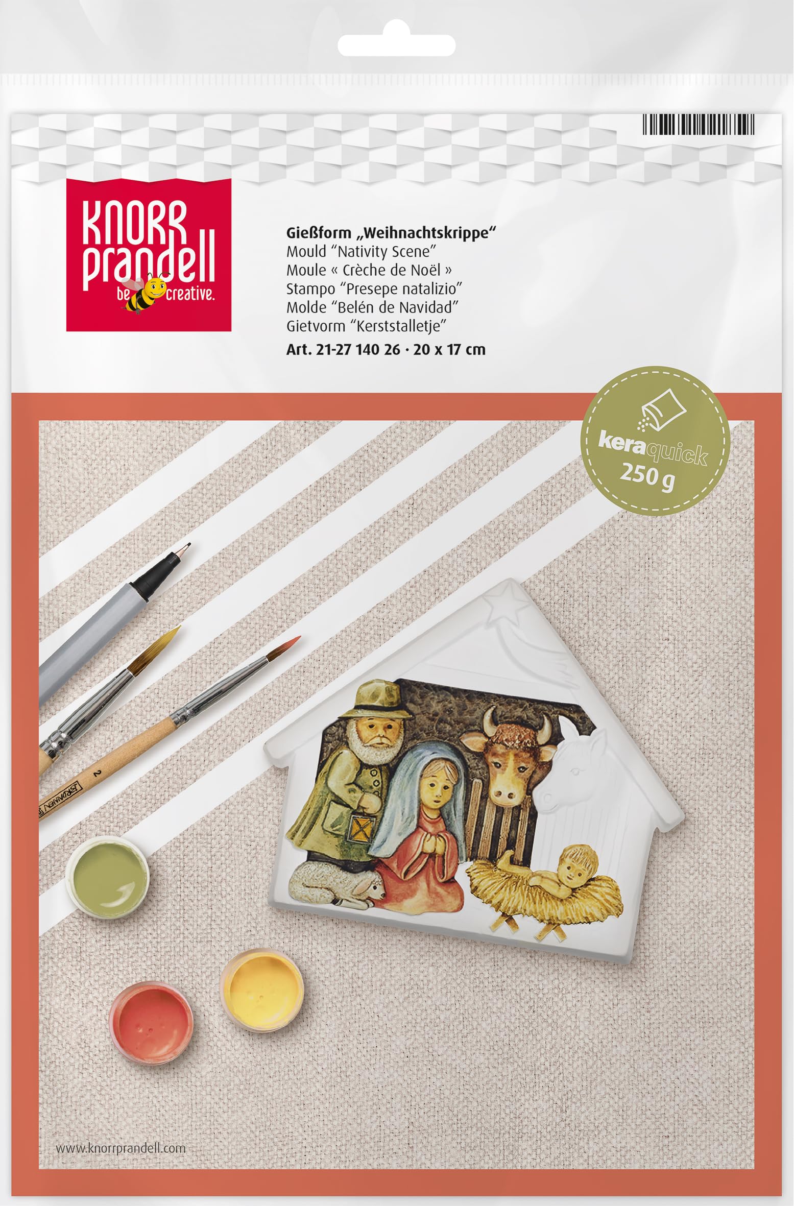 Knorr Prandell Mould Christmas Crib, Transparent