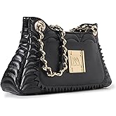 MADISON Vegan Leather Shoulder Clutch Crossbody Designer Bag for Ladies Large Evening Casual Party Work Women Handbag