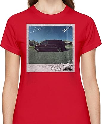 Kendrick Lamar Good Kid M A A D Ville Good Kid M A A D City Tshirt For Women Short Sleeve Womens T Shirt With Custom Design Round Neck Womens Jersey Top Clothing 100 Cotton Amazon Fr Vetements Et