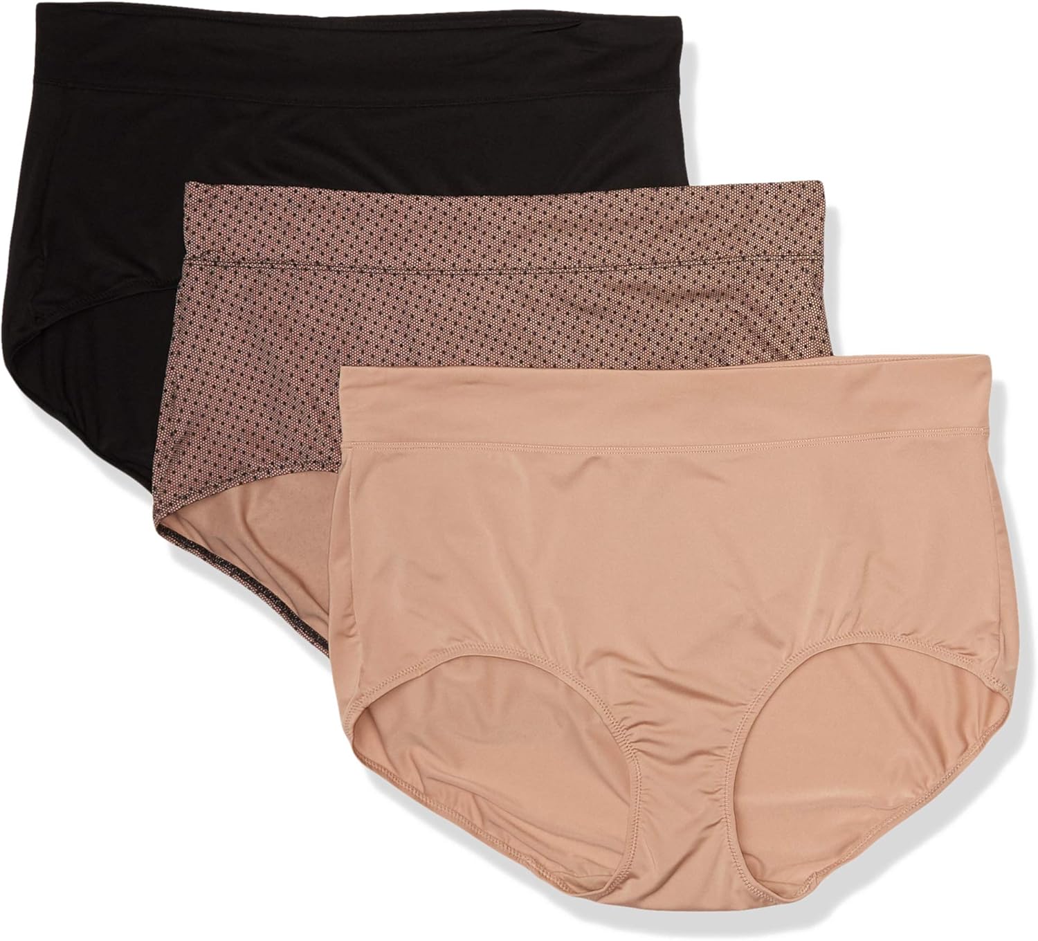 Warner's Women's Blissful Benefits No Muffin Top 3 Pack Brief Panty at  Women’s Clothing store