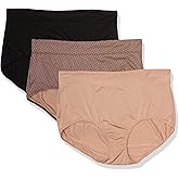 Warner's Women's Blissful Benefits No Muffin Top 3 Pack Brief Panty