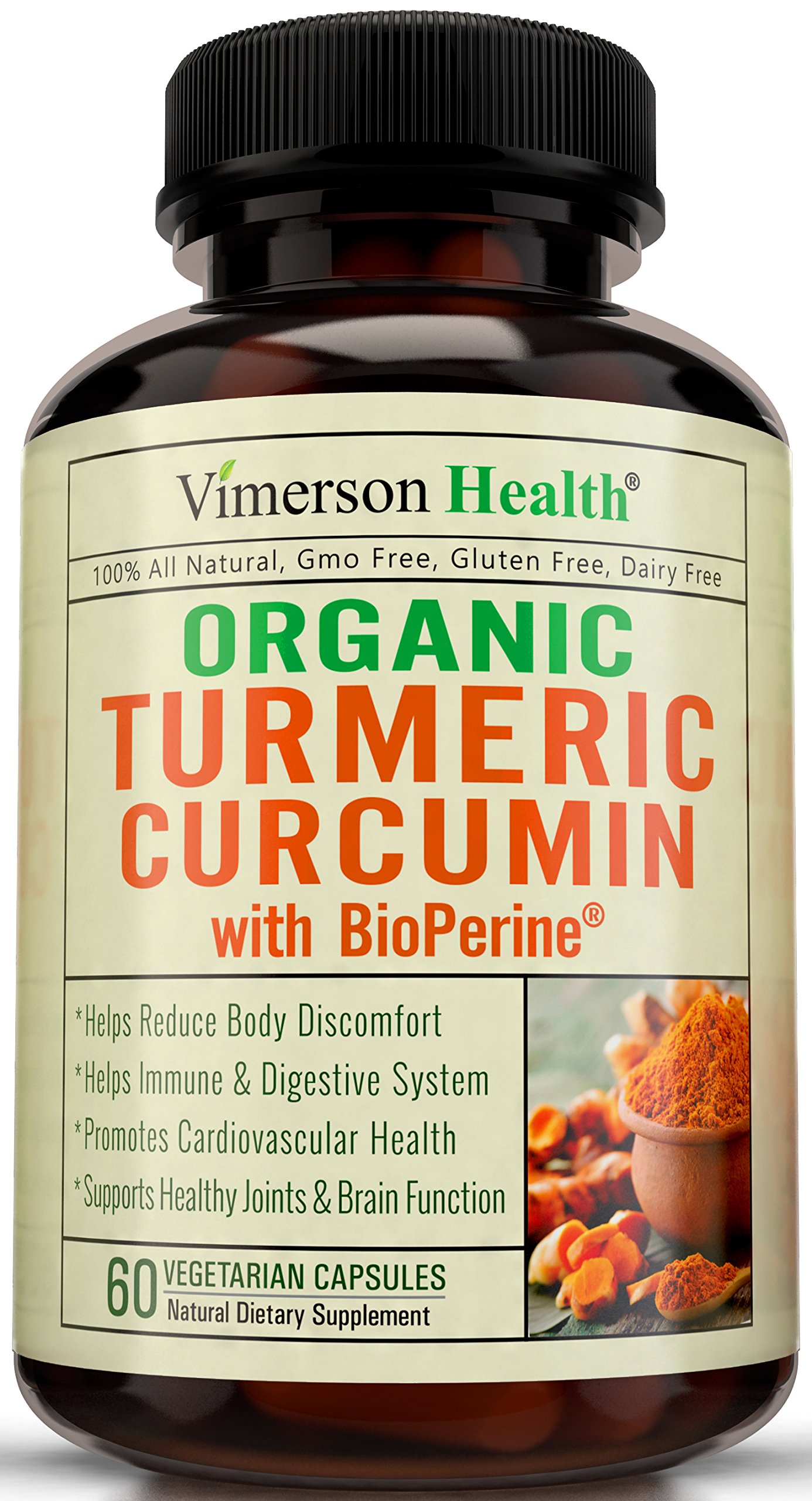 Organic Turmeric Curcumin With 10Mg Of Bioperine Per Serving. Powerfull Anti-.. 25 81Bn5ttMZ%2BL